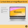 Image PC Portable 15,6" FHD HP 15-fc0006sf (Ryzen 5, RAM 8Go, SSD 256Go) - Argent à 329€