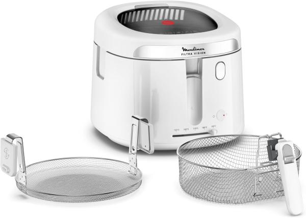 Image Friteuse à Huile Moulinex AF2541E0 Filtra Vision - Blanc à 69,99€
