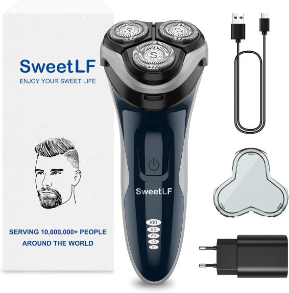 Image Tondeuse à Barbe Homme SweetLF SWS7105 - Bleu à 30,86€