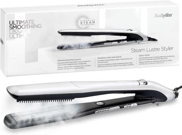 Image Lisseur Vapeur BaByliss ST595E Lustre Steam - Gris à 79,90€