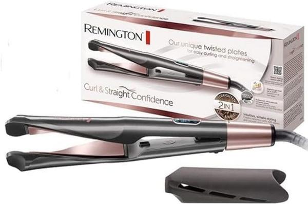 Image Lisseur Cheveux Remington S6606B Curl&Straight - Gris à 39,99€