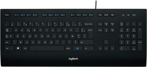 Image Clavier Filaire Logitech K280e Pro Business - Multiplateforme - Noir à 22,96€