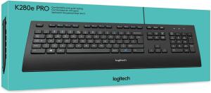 Image Clavier Filaire Logitech K280e Pro Business - Multiplateforme - Noir à 22,96€