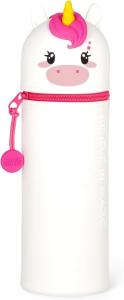 Image Étui Silicone École 2en1 Legami - Kawaii Unicorn - Blanc/Rose à 11,16€