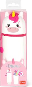 Image Étui Silicone École 2en1 Legami - Kawaii Unicorn - Blanc/Rose à  11,16€