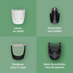 Image Tondeuse tout-en-un Philips MG9556/15 Multigroom 9000 séries - Noir à 69,99€