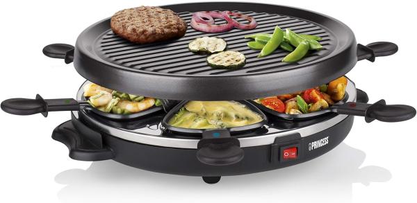 Image Appareil Raclette Princess 6 Grill Party - Noir à 20,49€