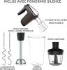 Image Batteur à main Multifonction Moulinex HM653910 Powermix Silence - 600 W - Noir à 49,99€