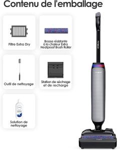 Image Aspirateur Laveur Tineco Floor One S7 Artist - Gris/Noir à 379€