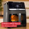 Image Air Fryer Tefal EY846HE0 Easy Fry Silence XXL - 7L, Hublot - Noir à 119,99€