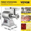 Image Hachoir à Viande Électrique VEVOR Type 90800 - 850W - Inox à 200,90€