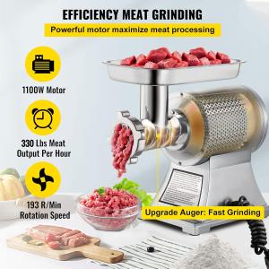 Image Hachoir à Viande Électrique VEVOR Type 90800 - 850W - Inox à 200,90€