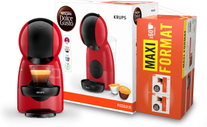 Image Maxi Pack Cafetière Nescafé Dolce Gusto Krups YY5129FD Piccolo XS + Lot de 60 capsules à 29,90€