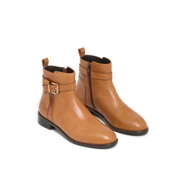 Image Boots Femme André Cactus - Noir ou Camel à 69,30€