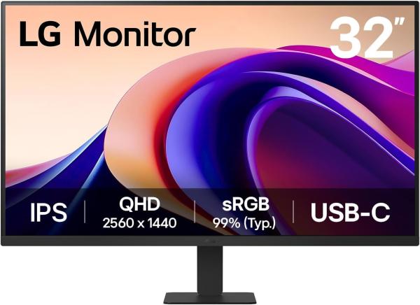Image Ecran PC 32" QHD LG 32U631A-B - 5ms, 100Hz - Noir à 161,99€