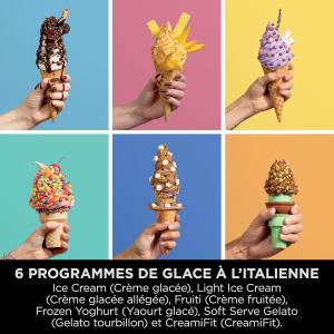 Image Machine a Glace et Sorbetière NINJA NC701EU CREAMi Scoop & Swirl à 299,99€