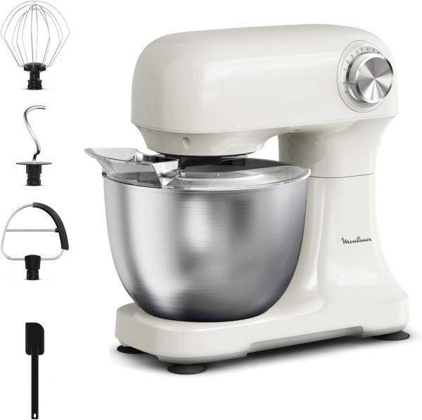Image Robot Pâtissier Moulinex QA141AF0 Bake Simple - Beige à 69,99€