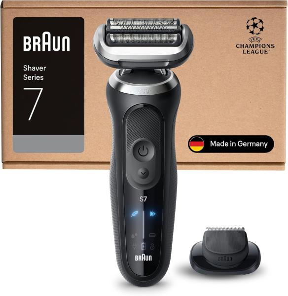 Image Rasoir Electrique Homme Braun 72-N1200SI Series 7 - Noir à 129,99€