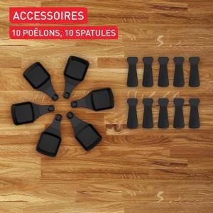 Image Appareil à raclette 3-en-1 Tefal RE458NF0 Inox & Design - Noir à 74,99€