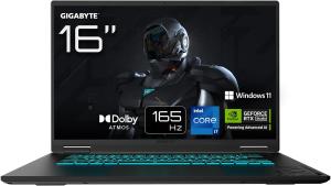 Image PC Portable 16" GIGABYTE CWHI3FR894SH Gaming A16 (i7, RAM 16Go, SSD 1To, RTX5070) - Noir à 1 097,42€