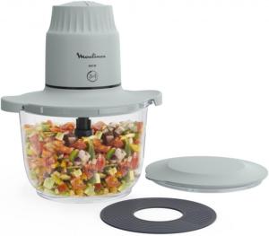 Image Hachoir Electrique MOULINEX DJ603110 Choppeo - 500W - Gris à 29,99€