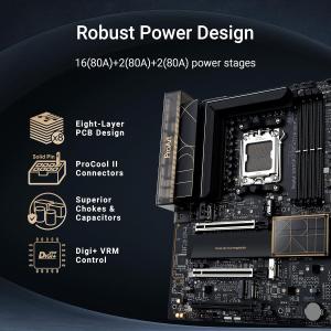 Image Carte mère Gaming ASUS PROART X870E-CREATOR WiFi - AM5 - RGB à 384,99€