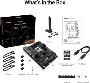 Image Carte mère Gaming ASUS PROART X870E-CREATOR WiFi - AM5 - RGB à 384,99€