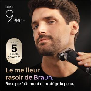 Image Rasoir Electrique Homme Braun 9617PSI Series 9+ PRO Argent à 299,99€