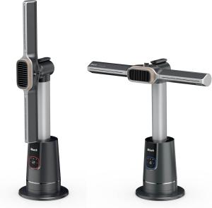 Image Combo Chauffage et ventilateur colonne Shark TH200EU TurboBlade Cool + Heat 2-en-1 - Gris Anthracite à 199,99€