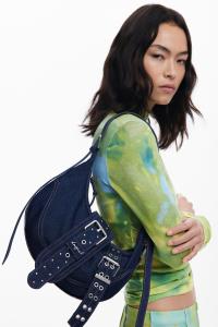 Image Sac Bandoulière Femme Desigual - Jean à boucles moyen à 62,96€