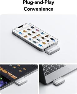 Image SSD Portable 2To Lexar Professional Go - Compatible iPhone - USB 3.2 Gen 2 - Gris à 265,99€