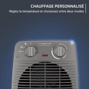 Image Radiateur Soufflant Rowenta SO2212F0 Compact Power - Gris à 32,99€