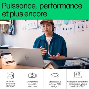 Image PC Portable 14" 2.8K HP Pavilon Plus 14-ew0000sf (i7, RAM16Go, SSD 512Go, Win11) - Gris à 899€