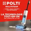 Image Nettoyeur de Sols Vapeur Polti WD50C Rollysteam - Blanc à 379€