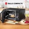 Image Four à micro-ondes Toshiba MW3-AG20PE(BK)gril - 3-en-1, 20L - Noir à 92,99€