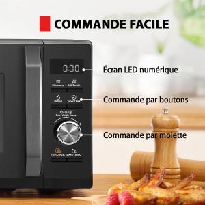 Image Four à micro-ondes Toshiba MW3-AG20PE(BK)gril - 3-en-1, 20L - Noir à 92,99€