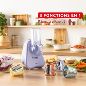 Image Découpe Légumes Electrique Moulinex DK8546E0 Fresh Express - Lilas à 39,99€