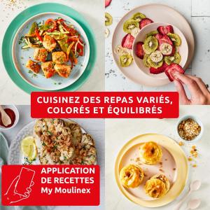 Image AirFryer Moulinex EZ245GF0 Easy Fry - Pop Gris à 59,99€