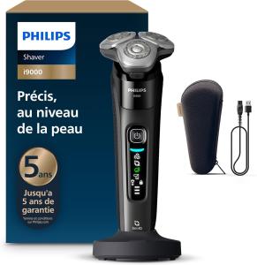 Image Rasoir électrique Philips X9000/10 i9000 Skin IQ Lift & Cut SteelPrecision - Noir à 199,99€