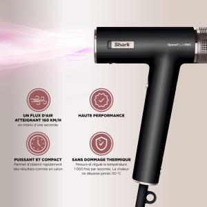 Image Sèche-cheveux Shark HD752EU SpeedStyle Pro Scalp Shield - Noir à 107,68€