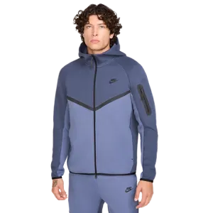 Image Sweat-shirt Homme à Capuche Nike Tech Fleece Hoodies - Bleu ou Violet à 80€