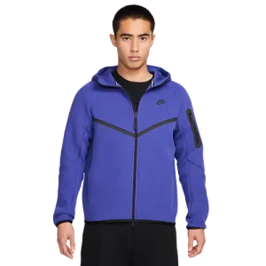 Image Sweat-shirt Homme à Capuche Nike Tech Fleece Hoodies - Bleu ou Violet à 80€