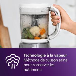 Image Coffret Robot cuiseur-vapeur et mixeur Philips Avent SCF883/20 - Blanc à 109,99€
