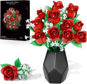 Image Bouquet De Fleurs Romantic Rose 33601 - 458PCS à 28,40€