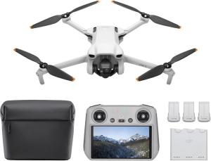 Image Pack Mini-Drone DJI Fly More Mini 3 RC - 4K, Autonomie 114 Min - Blanc à 506,60€