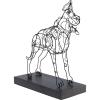 Image Déco Chien en Fil de Fer Kare Design Wire - H36, L31, l13cm - Noir à 34,98€