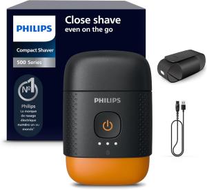 Image Rasoir Philips S595/05 série 500 - Noir/Orange à 59,99€