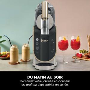 Image Appareil à boissons glacées Ninja FS301EUSTGD SLUSHi WhisperChill - Stone Or à 199,99€