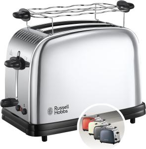 Image Grille Pain 2 Tranches Russell Hobbs 23310-56 Avec Toaster - Inox à 34,99€