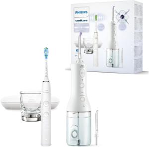 Image Jet dentaire et brosse à dents électrique Philips Sonicare HX3886/41 - Blanc à 159,99€